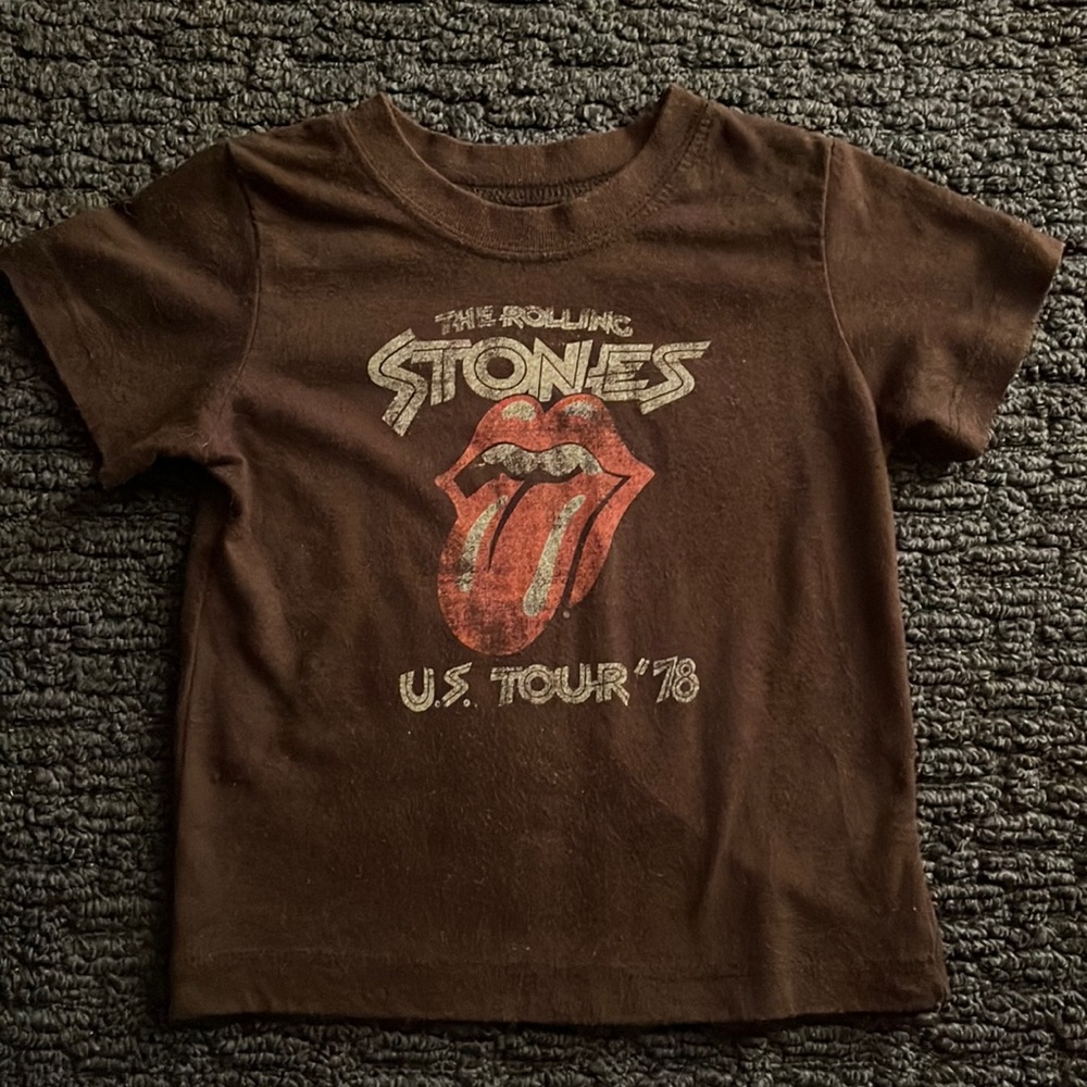 18M Rolling Stones black t-shirt